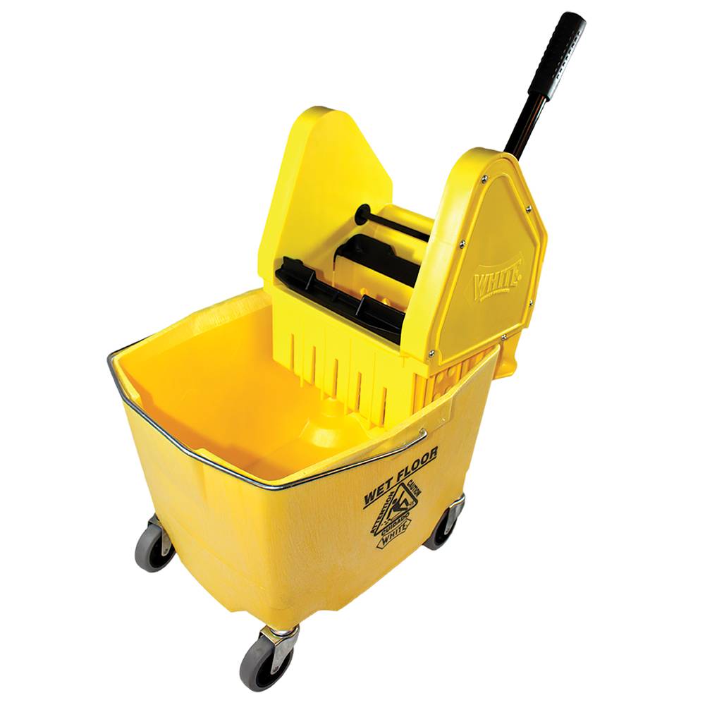 Downpress Mop Bucket Combo 35 Qt  Yellow    Down Press Wringer