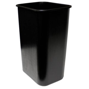 Pinch'm Soft Side  Wastebasket 41 QT        Rectangular   Black