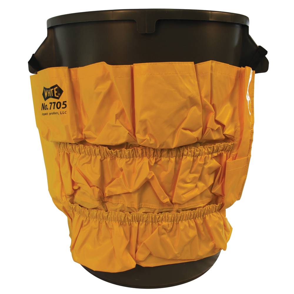 Vinyl Gator Caddy Bag w/pockets Yellow