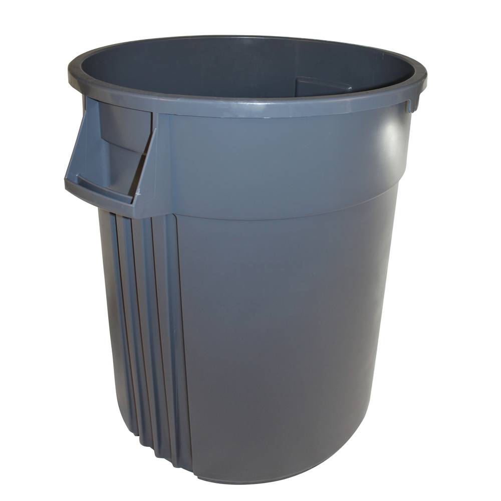 Gator Round Receptacle 55 Gal   Grey