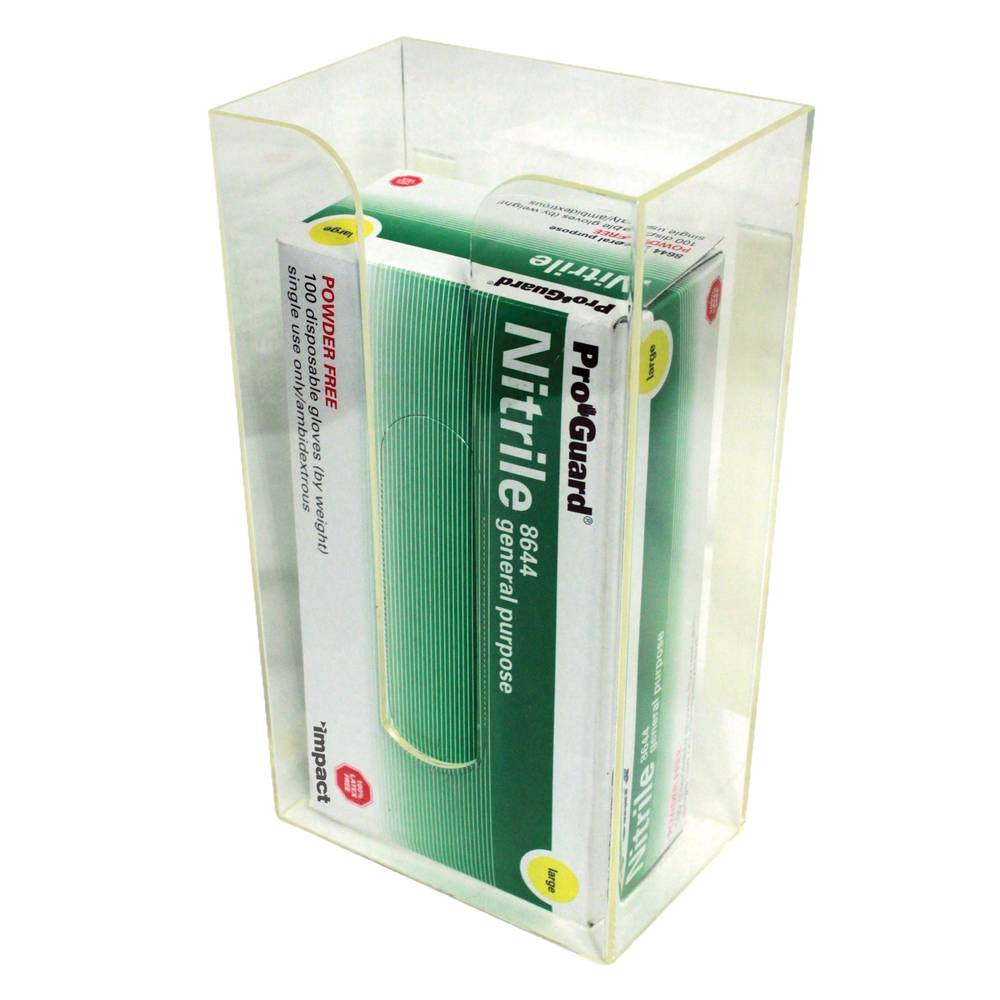 Plastic Dispenser 1 Box Clear 10.5 X 6 X 4