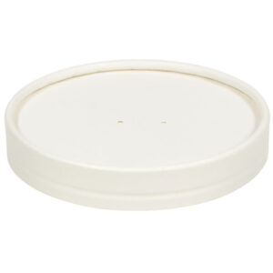 Large Soup Cup Lid White Paper For 16S / 24 / 32 oz