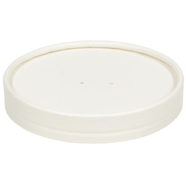 Large Soup Cup Lid White Paper For 16S / 24 / 32 oz
