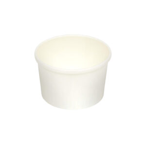 Soup Cup White Plain 8 oz