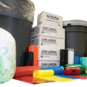 24x32 1.3 Mil RED Liner  with HAZARDOUS Warning