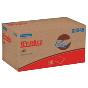 WYPALL L40 Wipers White 10.8" x 10" POP-UP Box