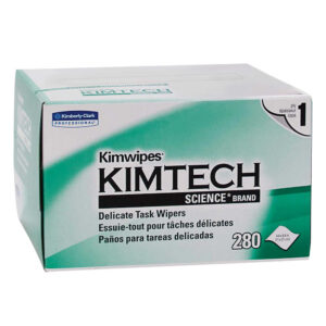 Kimwipes Delicate Task Wipers White 1 Ply 4.4" x 8.4" Pop-Up Box