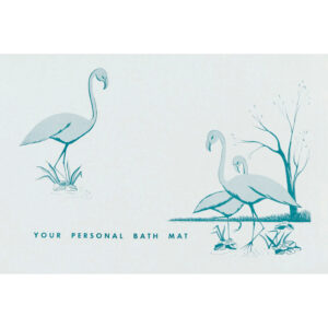 Plain Bath Mat White 14" X 20.25"