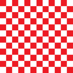 Dry Wax Basket Liner Sheets 12" X 12" Red Check