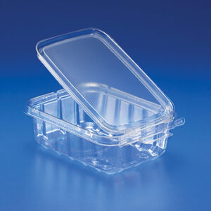 17oz Vented Safe-T-Fresh Container with Tamper Evident Hinged Lid