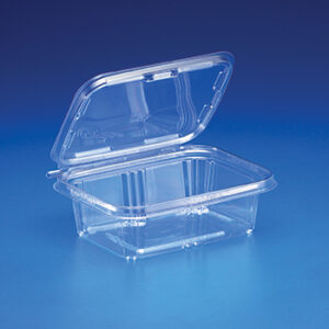 Safe-T-Gard Tamper Evident 24oz Container w/ Hinged Lid