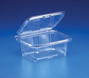 Safe-T-Gard Tamper Evident 32oz Container w/ Hinged Lid