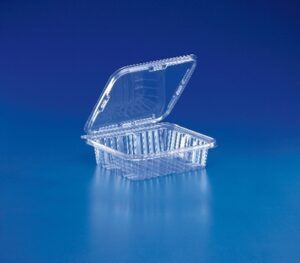 Safe-T-Gard Tamper Evident 35oz Container w/ Hinged Lid