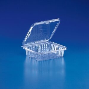 Safe-T-Gard Tamper Evident 35oz Container w/ Hinged Lid