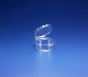Safe-T-Fresh Hinged Container 4" Round / Deli 8 oz