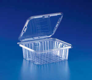 Safe-T-Fresh Tamper Evident 64oz Container w/ Hinged Lid