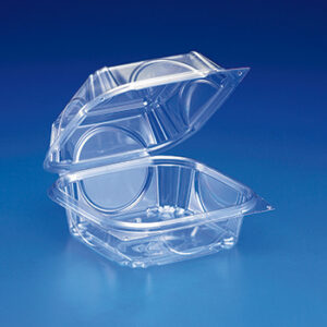 Clear Hinged Container Visibly Fresh 6.31" x 6" x 3.06"