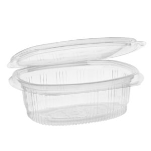 16oz Clear Hinged Lid Deli Cont