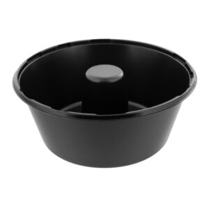 10" Black Angel Food Cake Base