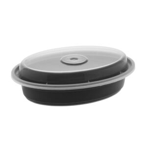 12oz VERSAtainer Black Base - Oval Shape -