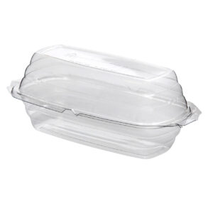 Comet Banana Split Dish/Lid        12.75 oz Clear