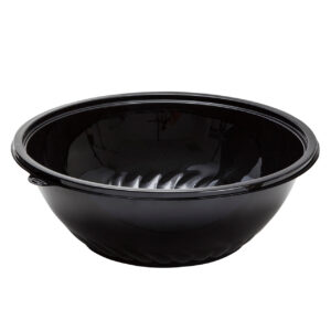 CaterLine Serving Bowls Round Bowl Black PET 16" 320 oz