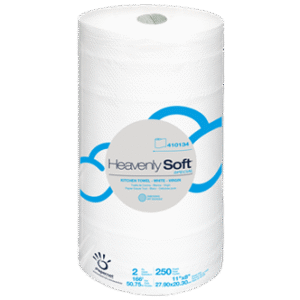 Heavenly Soft Kitchen roll towel 2ply 8x11"