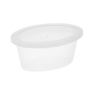 3oz Clear Ellipso Portion Cup w/clear lid