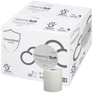 Heavenly Soft Hardwound towel 8x600' White