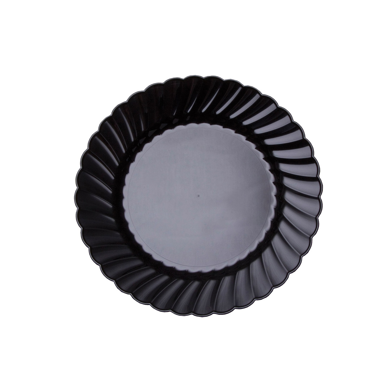 Classicware 6" Round Plate Black , Polystyrene