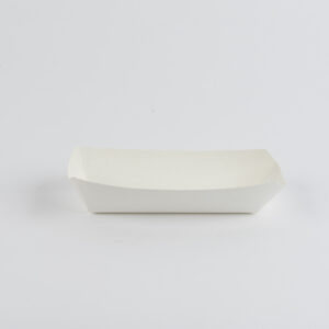 7"x 3-1/4"x 1-1/2" Hog Dog Tray White
