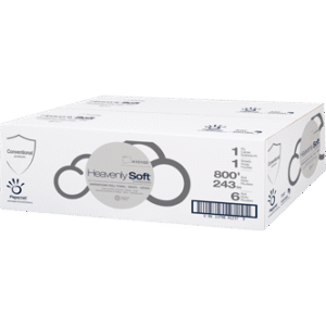 Heavenly Soft Hardwound Towel 8"x800' White