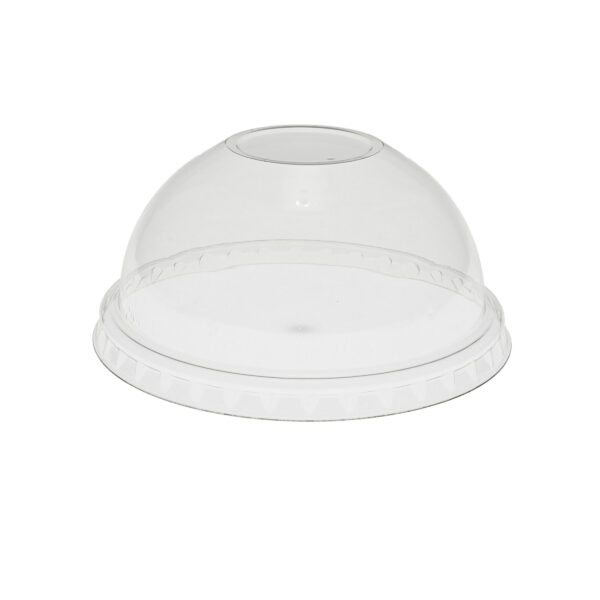 Clear Dome Lid No Hole fits 9,12,14,16Tall & 20oz Cups