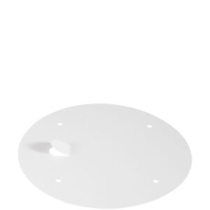 Paper Tab Lids for Buckets for 10T1 & 10T3 Tubs White 8.4"