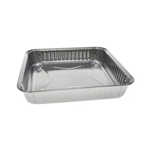 8x8 Square Aluminum Cake Pan 1-5/16" Deep
