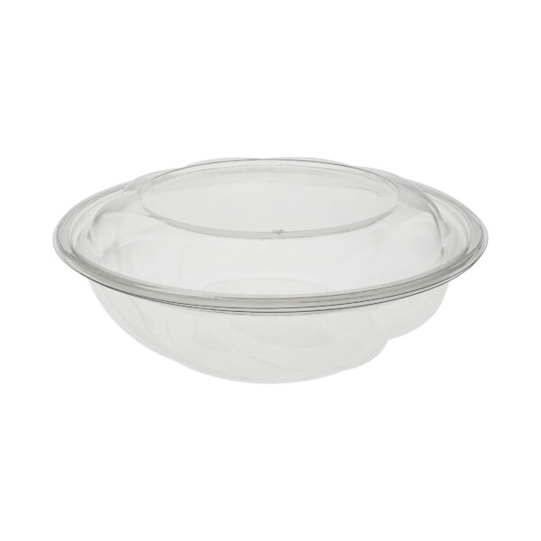 64oz Swirl Bowl/Lid Combo APET 10" Diameter