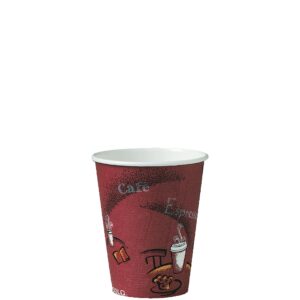 SSP Paper Hot Cup 8 oz Stock Print BISTRO