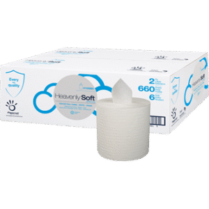 Cellysoft Center pull towel white 2ply 7.6x10" 660'