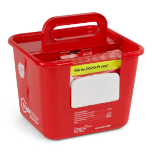 Triple Take Dispenser Red 9.5" x 8.5" x 10.5"
