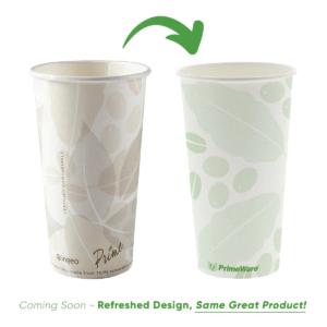 PLA Lined Hot Cups 20 oz Compostable