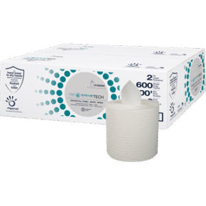 DISSOLVETECH Centerpull Towel 7.6x10" 600 Sheet White