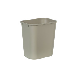 Medium Wastebasket Beige 28 Quart / 26.5 Liter