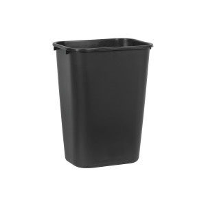 Large Wastebasket Black 41 Quart 38.8 Liter
