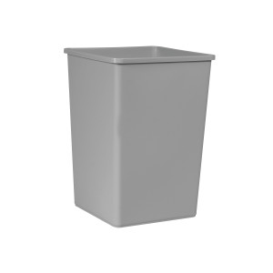 Untouchable Square Container Gray 35 Gallon / 132.5 Liter