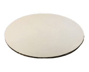 6" White Cake Circle C-Flute