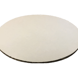 6" White Cake Circle C-Flute
