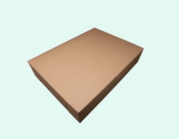 26" X 18.5" X 4" Sheet Cake Tray Kraft, Non-Window, Utility