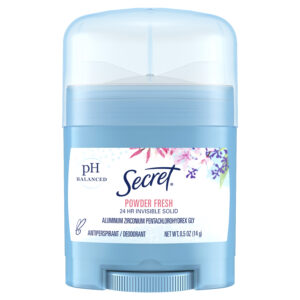 Secret Invisible Solid Deoderant 0.5 oz Powder Fresh