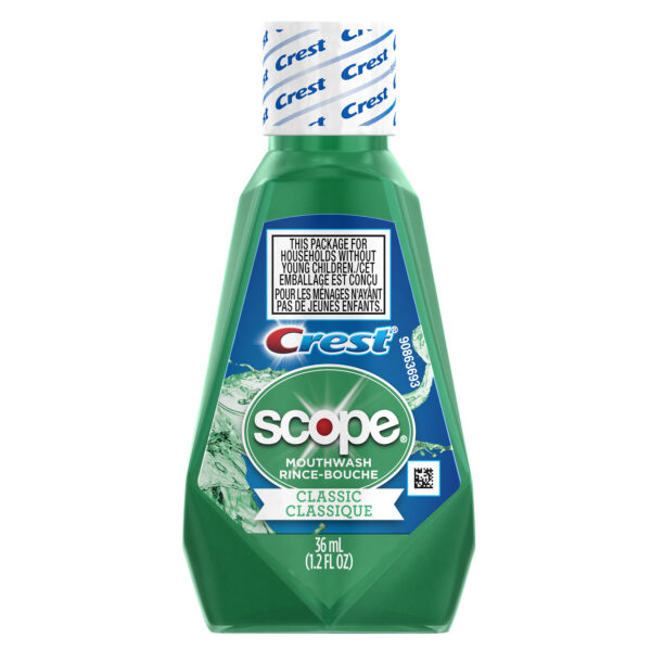 Crest + Scope Classic Mouthwash 36mL Original Formula
