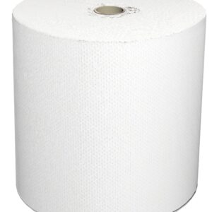 LoCor Hard Wound Roll Towel White 1-Ply 8" x 1000'